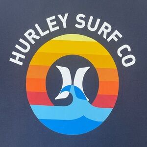 Hurley Surf Company Navy Tee Size XL